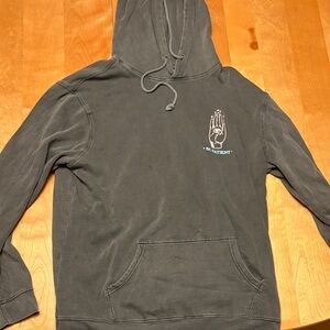 PacSun Charcoal Hoodie with Hand Graphic